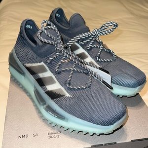 Adidas NMD S1 Grey Green Glow